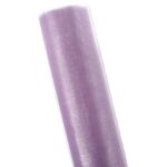 Fioletowa Organza Dekoracyjna 36 cm na Szpuli do Dekoracji i Kompozycji Florystycznych - obrazek 3