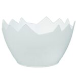 Osłonka Doniczka Wysoka Jajko BIAŁA na rzeżuchę