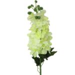 Gałązka ostróżki sztucznej w kolorze zielonym, 80 cm - obrazek 2