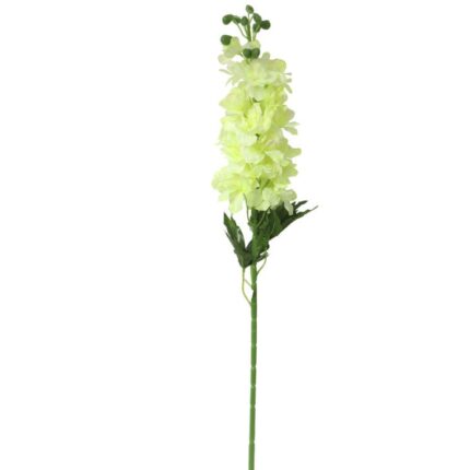 Gałązka ostróżki sztucznej w kolorze zielonym, 80 cm