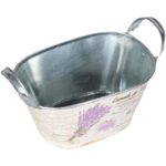 Ocynkowana Osłonka Dekoracyjna Owalna z Motywem Kwiatowym 24 - obrazek 2