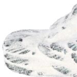 Ceramiczny Ptak na Metalowych Nogach z Brokatem - Dekoracja Świąteczna, Wysokość 47 cm - obrazek 3