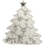 Naklejki świąteczne na okno choinka - obrazek 2