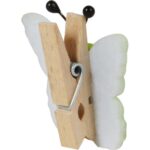 MOTYLKI KLAMERKI FILCOWE 6 SZT 4 CM WIELKANOC WIOSNA - obrazek 3