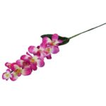 Sztuczny Storczyk Gałązka 67cm w Kolorze Ciemno Fioletowym o Wysokiej Jakości Wyglądu - obrazek 3