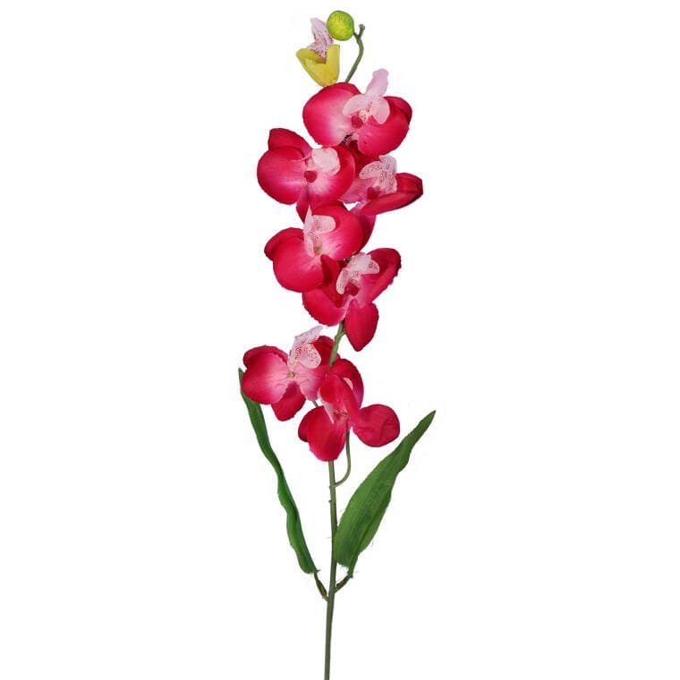 P13-S0082R Sztuczny Storczyk Gałązka 67cm w Kolorze Różowym Wysokiej Jakości - obrazek 1