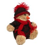 Bałwan z Trocin w Brązowym Ubranku - Figurka 20 cm - obrazek 2