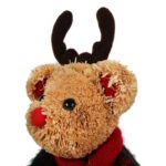 RENIFER Z TROCIN W UBRANKU 22 CM - obrazek 3