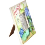 Ramka na zdjęcie stojąca kremowa postarzana 14,5 x 14,5 cm - obrazek 2