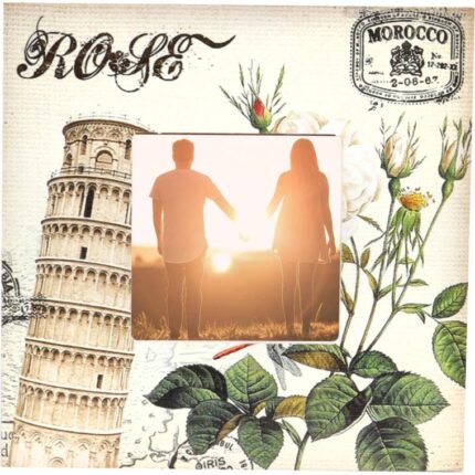 Stylowa ramka na zdjęcie z wierzą 14,5 x 14,5 cm