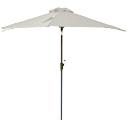 Półparasol Ogrodowy na Balkon i Taras, Biały, 2,7m - Idealny do Małych Przestrzeni