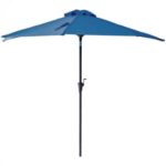 Parasol ogrodowy na taras balkon półparasol 2,7m NIEBIESKI