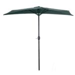 Półokrągły Parasol Ogrodowy 2,7m z Prostym, Nowoczesnym Wyglądem - Idealny na Balkony i Tarasy
