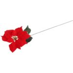 Kwiat pojedynczy Gwiazda Betlejemska Poinsecja 64 cm CZERWONA - obrazek 3