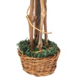 Sztuczne drzewko okrągłe w koszyczku - obrazek 2