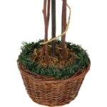 Sztuczne drzewko BONSAI w koszyczku 38 CM - obrazek 2