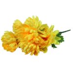 BUKIET CHRYZANTEM 60CM PREMIUM KOLOR ŻÓŁTY - obrazek 2