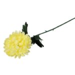 Sztuczna Chryzantema Kremowa 50 cm - Dekoracja na Wszystkich Świętych - obrazek 2