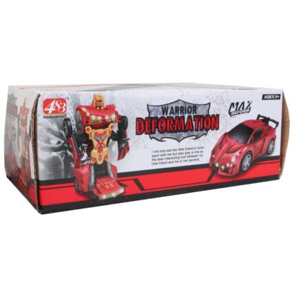 Transformer samochód robot żółty