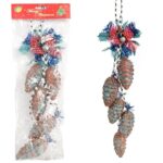 Łańcuch dekoracyjny girlanda z szyszkami 46 cm