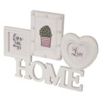 Ramka na zdjęcia HOME z białego plastiku z oświetleniem LED - obrazek 2