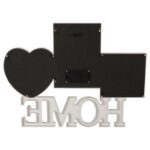 Ramka na zdjęcia HOME z białego plastiku z oświetleniem LED - obrazek 3