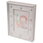 Ramka na Zdjęcia z Oświetleniem LED Białe Elegance 21x15cm - obrazek 2