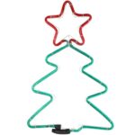 BOŻONARODZENIOWA DEKORACJA Z WĘŻA ŚWIETLNEGO LED- CHOINKA 50 CM - obrazek 2