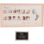 Pamiątkowa Ramka na Zdjęcia i Odciski Dziecka Na Pierwszy Rok Życia