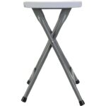 Składany Stołek  Taboret krzesełko Campingowe Goliat o Wysokiej Wytrzymałości z Antypoślizgowymi Nóżkami - obrazek 2