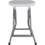 Składany Stołek  Taboret krzesełko Campingowe Goliat o Wysokiej Wytrzymałości z Antypoślizgowymi Nóżkami - obrazek 3