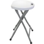 Składany Stołek  Taboret krzesełko Campingowe Goliat o Wysokiej Wytrzymałości z Antypoślizgowymi Nóżkami