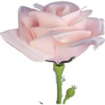 RÓŻA 62 cm KOLOR JASNO RÓŻOWA - obrazek 2