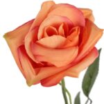 RÓŻA 62 cm KOLOR POMARAŃCZOWY - obrazek 2