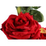 GAŁĄZKA 3 RÓŻ KWIAT SZTUCZNY CZERWONY - obrazek 2