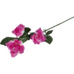 RÓŻA GAŁAZKA 3 KWIATÓW 72 CM KOLOR FIOLETOWY - obrazek 3