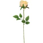Róża sztuczna, żółta - obrazek 2