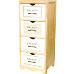 Komoda Szafka Szuflady Retro z Napisami