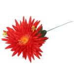 Czerwony Sztuczny Kwiat Aster o Wysokości 55 cm - obrazek 3