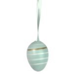 Zestaw 12 Kolorowych Jajek Wielkanocnych na Zawieszki ze Złotym Dekorem 4 cm - obrazek 3