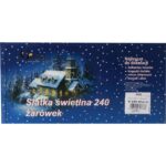 Kolorowa Siatka świetlna z wymiennymi żarówkami 240szt do dekoracji zewnętrznych - obrazek 3