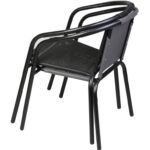 Krzesło bistro, czarne - obrazek 3