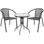 Zestaw bistro, 2+1, szary