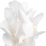 Bukiet liści jabłoni w kolorze BIAŁYM 52 cm - obrazek 2