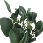 Bukiet liści jabłoni w kolorze CIEMNO ZIELONYM 52 cm - obrazek 2