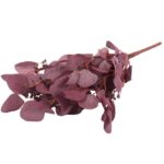 Bukiet liści jabłoni w kolorze FIOLETOWYM 52 cm - obrazek 3