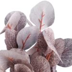 Bukiet liści jabłoni w kolorze JASNO FIOLETOWYM 52 cm - obrazek 2