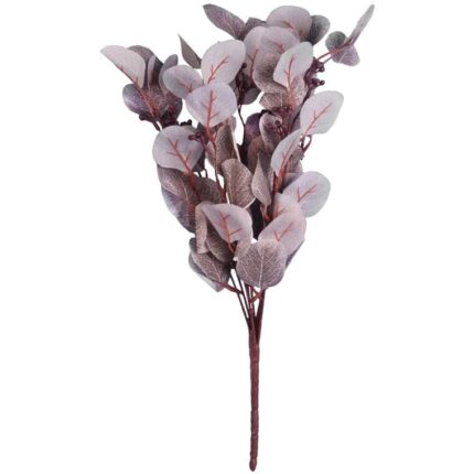 Bukiet liści jabłoni w kolorze JASNO FIOLETOWYM 52 cm