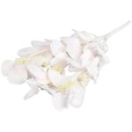 Bukiet liści jabłoni w kolorze KREMOWYM 52 cm - obrazek 3