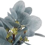 Bukiet liści jabłoni w kolorze NIEBIESKIM 52 cm - obrazek 2